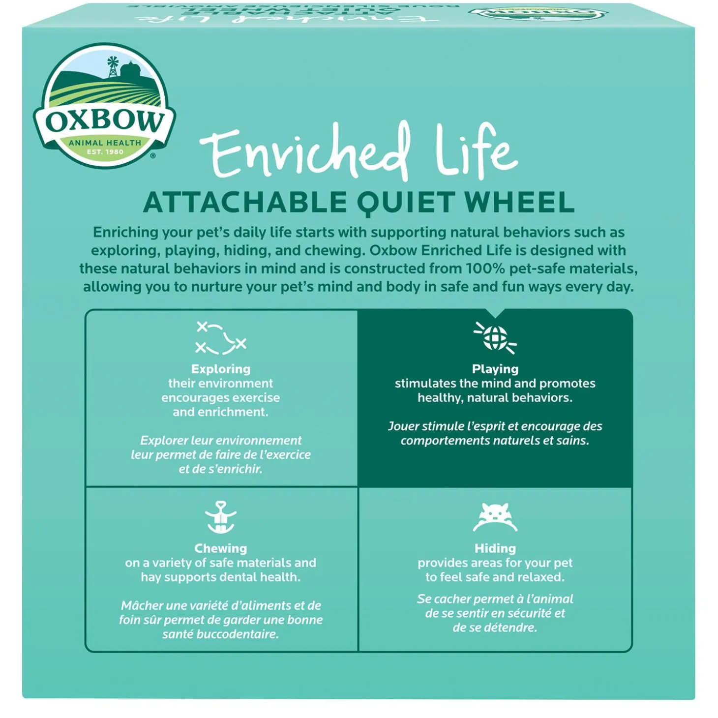 Enriched Life Small Animal Attachable Quiet Wheel