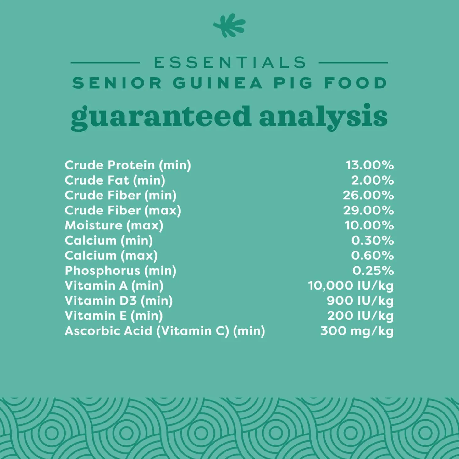 Essentials Senior Guinea Pig Food