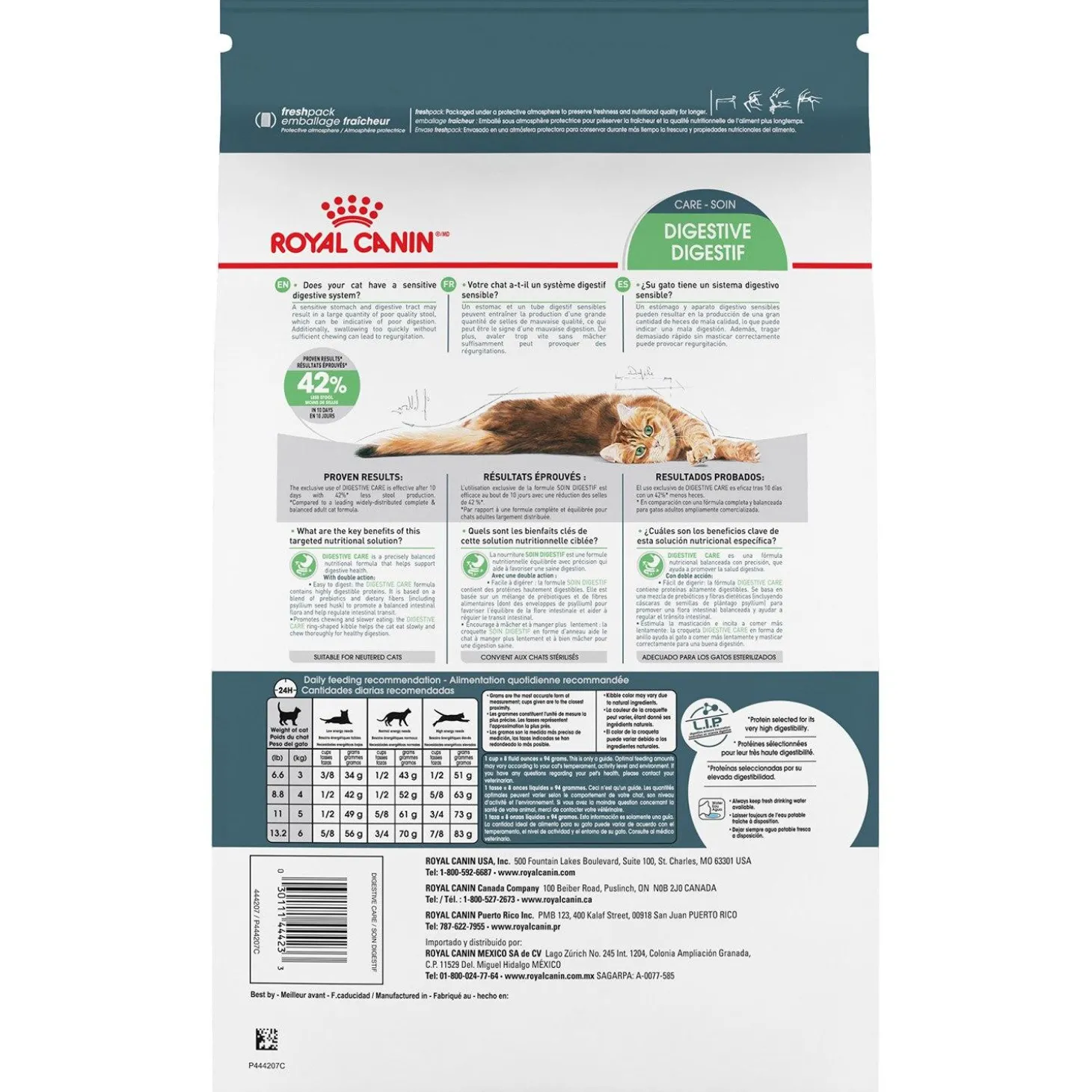 Feline Care Nutrition Digestive Care Adult Cat Food