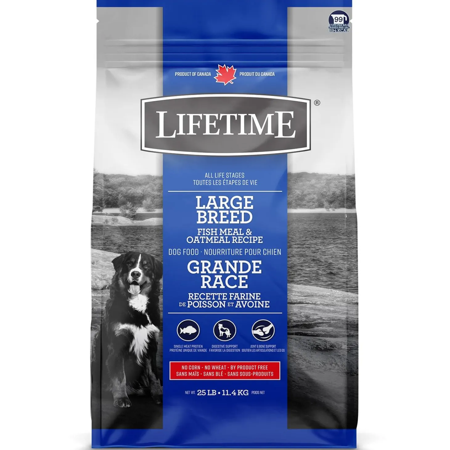 Fish Meal & Oatmeal Recipe Large Breed Dog Food