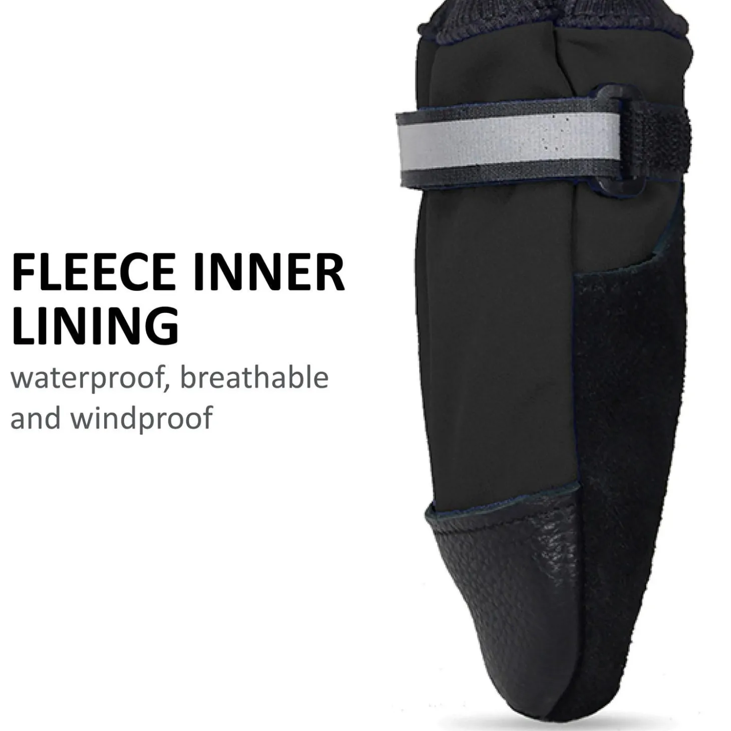 Fleece Lined Black Boots