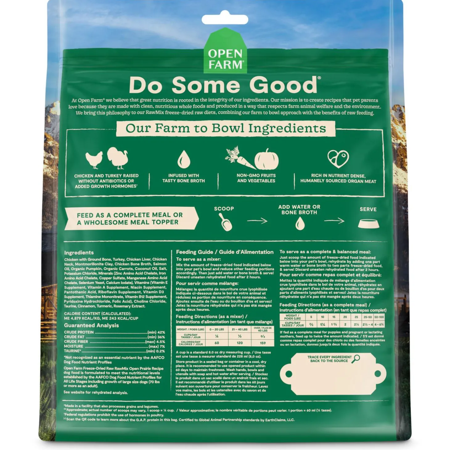 Freeze-Dried Raw RawMix Open Prairie Recipe Dog Food