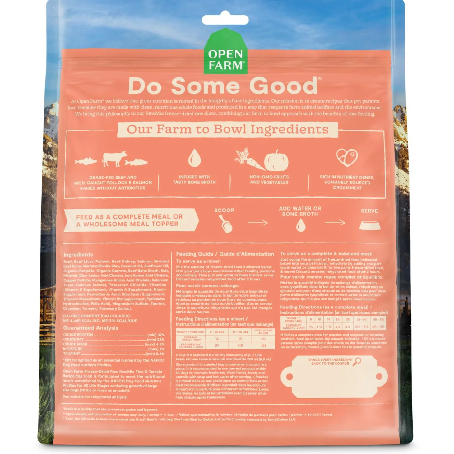Freeze-Dried Raw RawMix Tide & Terrain Recipe Dog Food