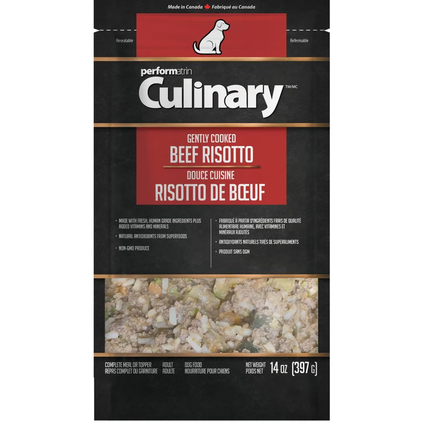 Gently Cooked Beef Risotto Adult Dog Food