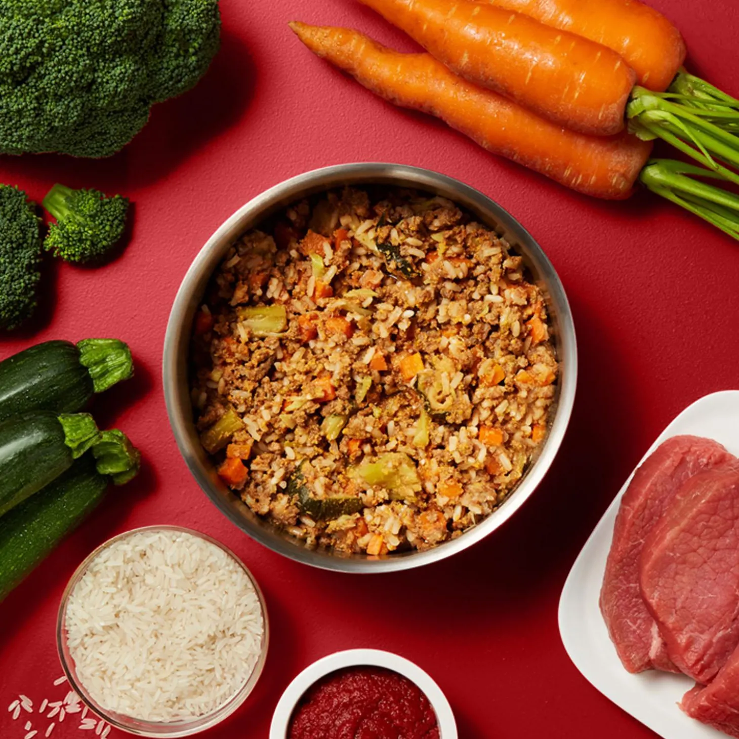 Gently Cooked Beef Risotto Adult Dog Food