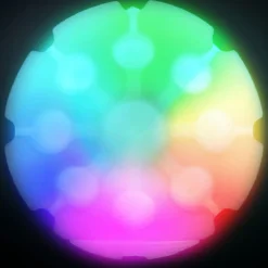 GlowStreak Disc-O LED Ball Dog Toy