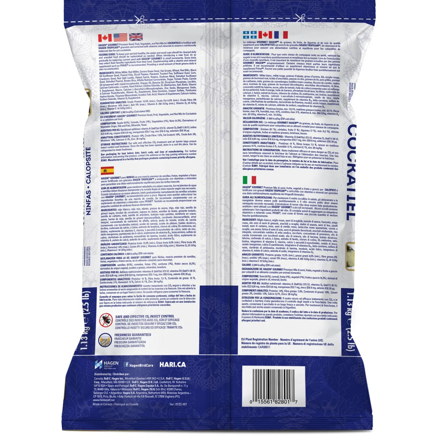 Gourmet Premium Cockatiel Food