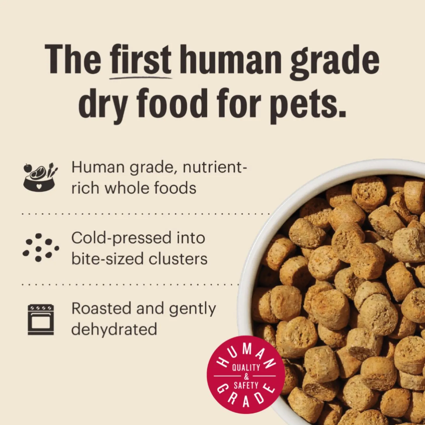 Grain Free Clusters Beef Recipe Dog Food