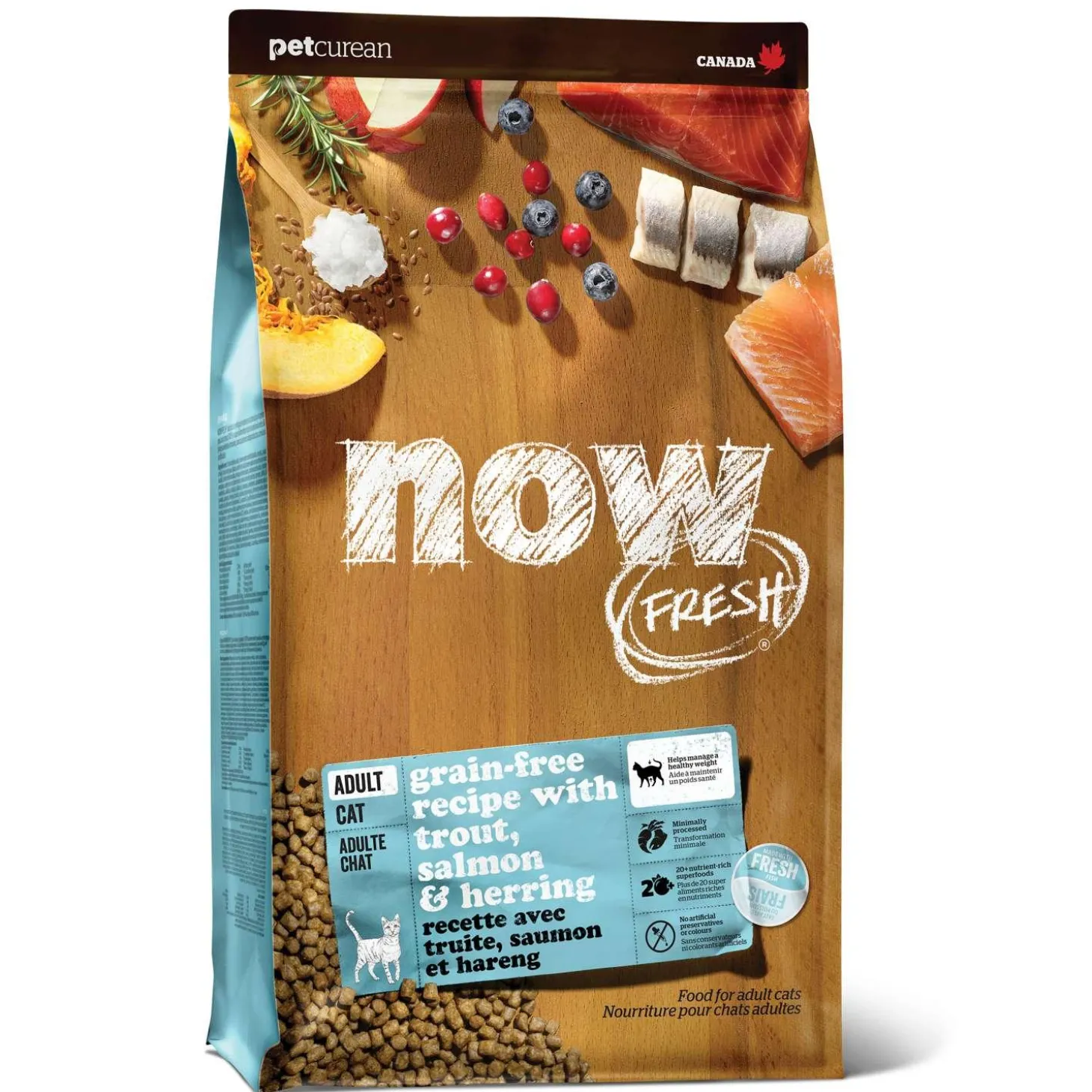 Grain-Free Trout, Salmon & Herring Recipe Adult Cat Food