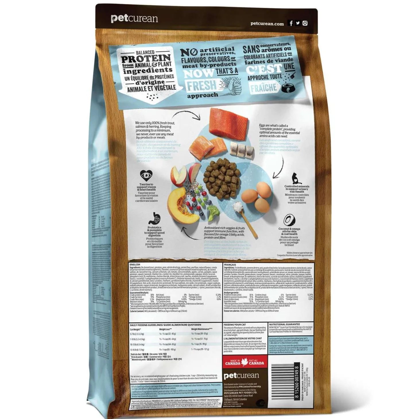 Grain-Free Trout, Salmon & Herring Recipe Adult Cat Food