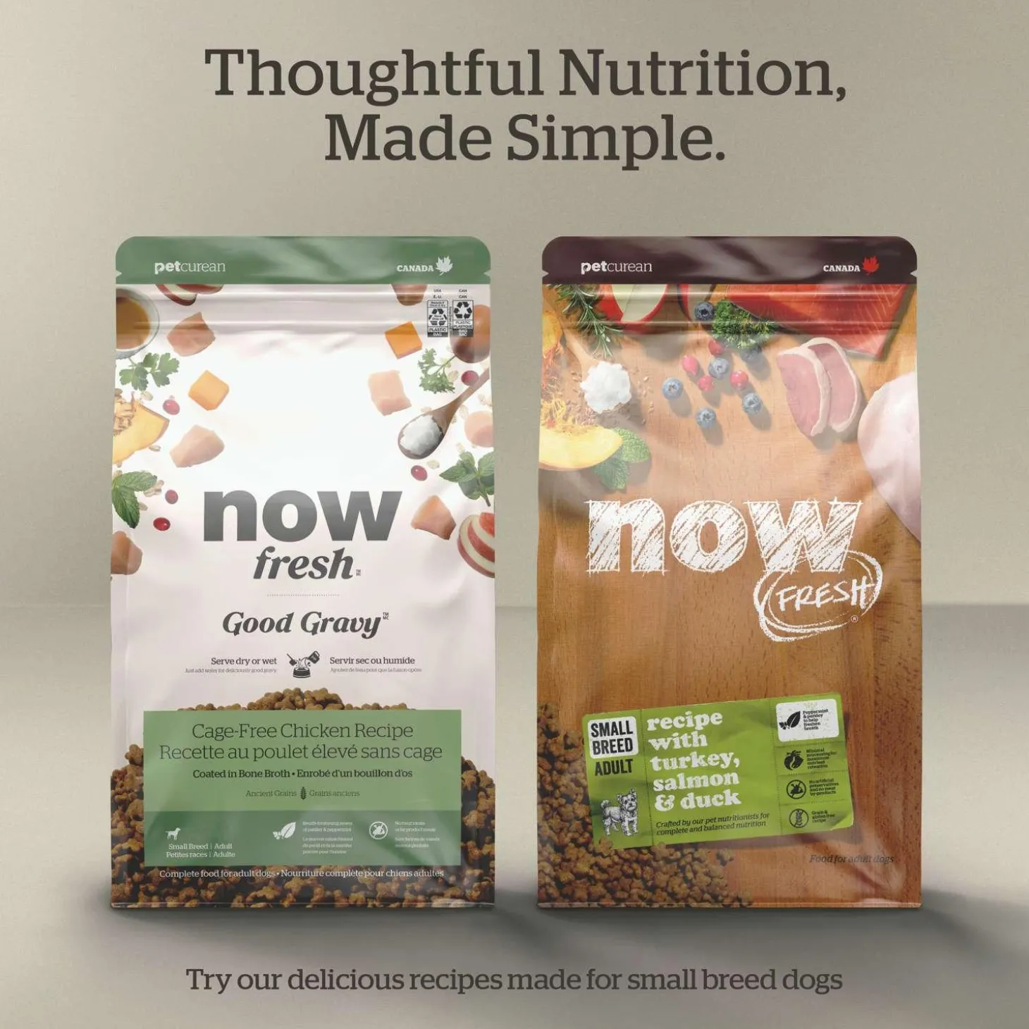 Grain-Free Turkey, Salmon & Duck Recipe Small Breed Puppy Dog Food