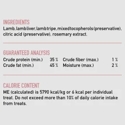 Grass-Fed Lamb Freeze-Dried Dog Treats