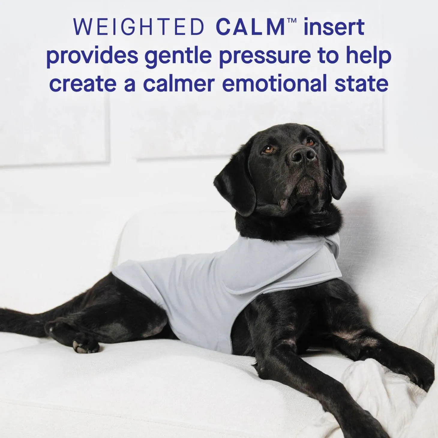 Grey Weighted Calming Vest
