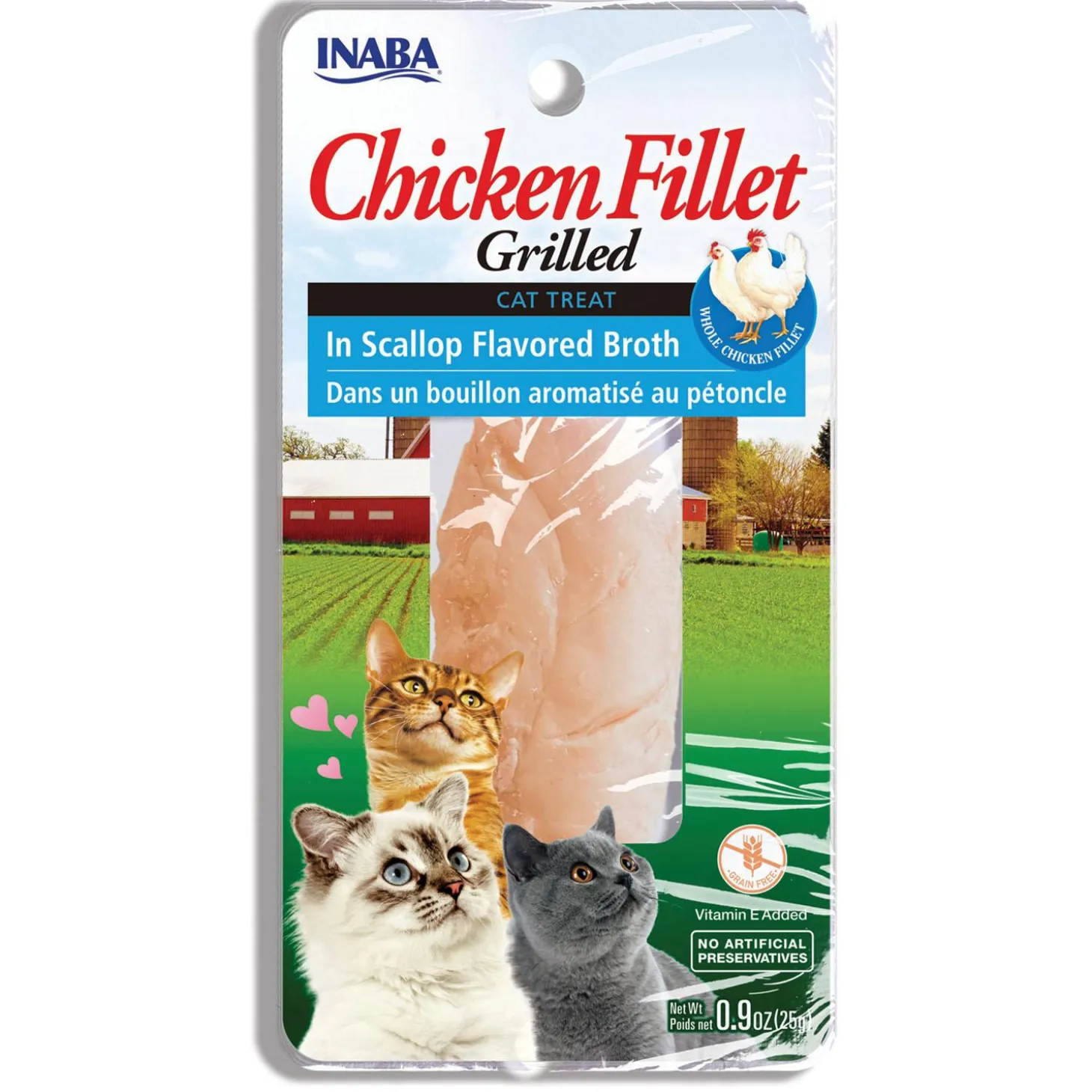 Grilled Chicken Fillet in Scallop Flavoured Broth Cat Treat