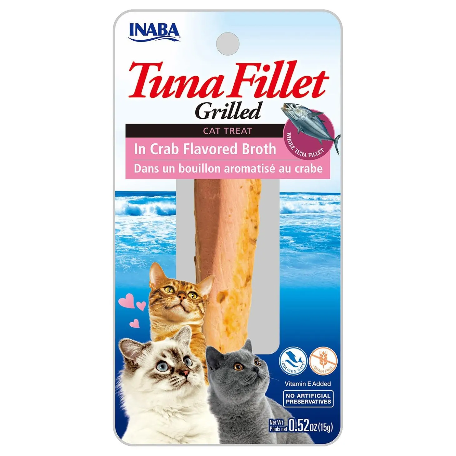 Grilled Tuna Fillet in Crab Flavoured Broth Cat Treat
