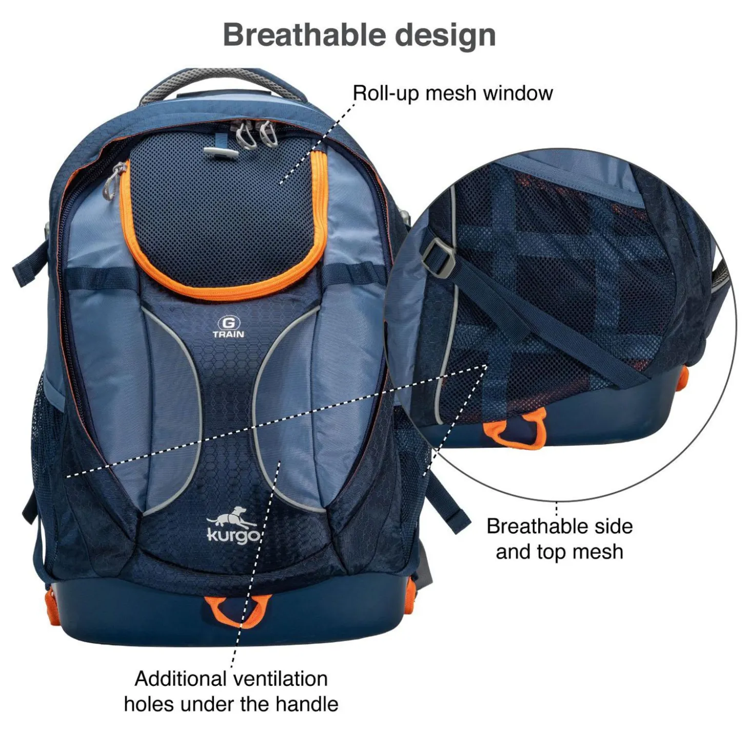 G-Train Carrier Navy Blue Backpack