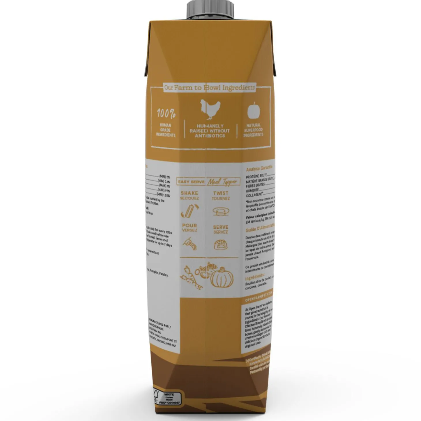 Harvest Chicken Bone Broth Dog & Cat Meal Topper