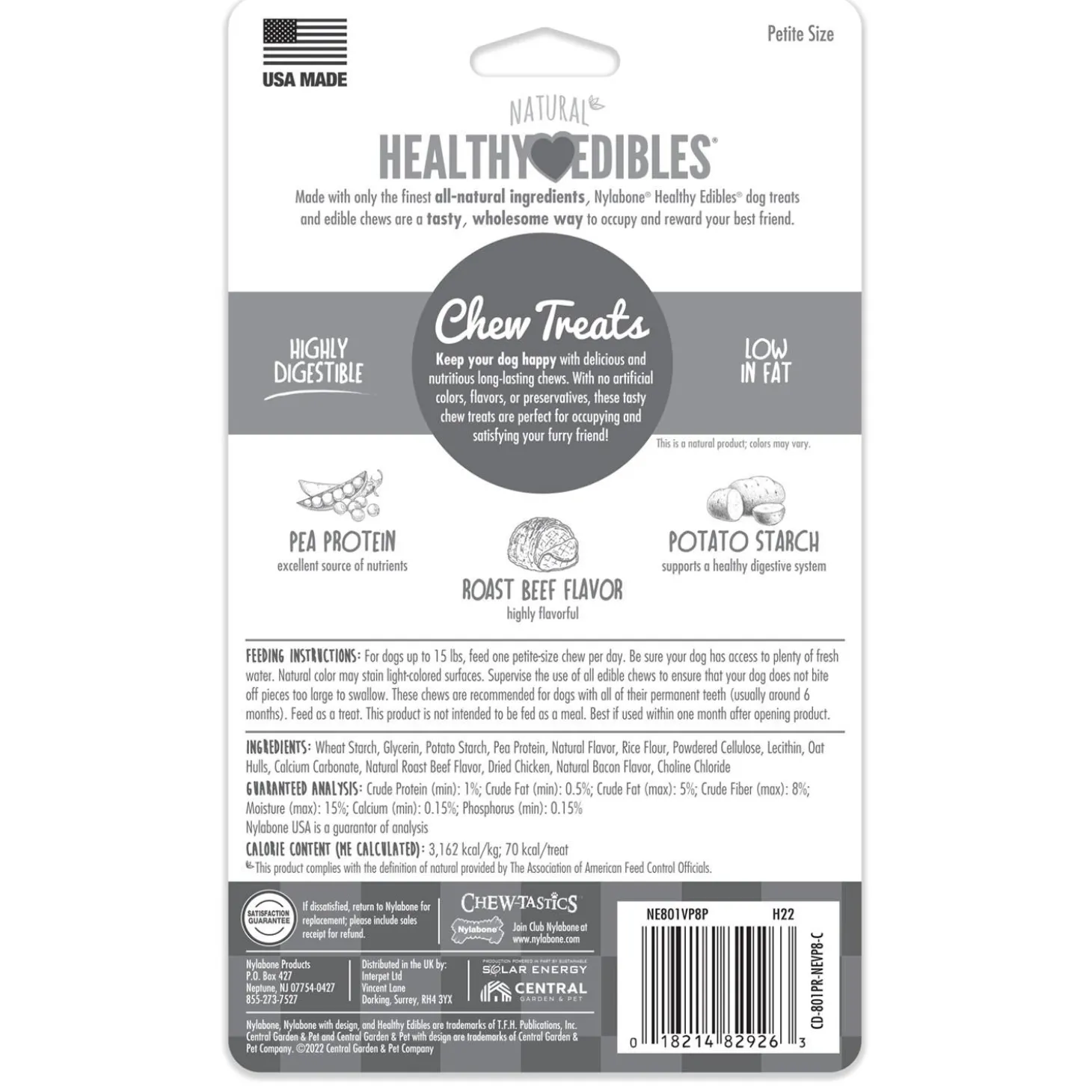 Healthy Edibles Roast Beef Flavour Petite Dog Treats