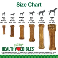 Healthy Edibles Roast Beef Flavour Wolf Dog Treats