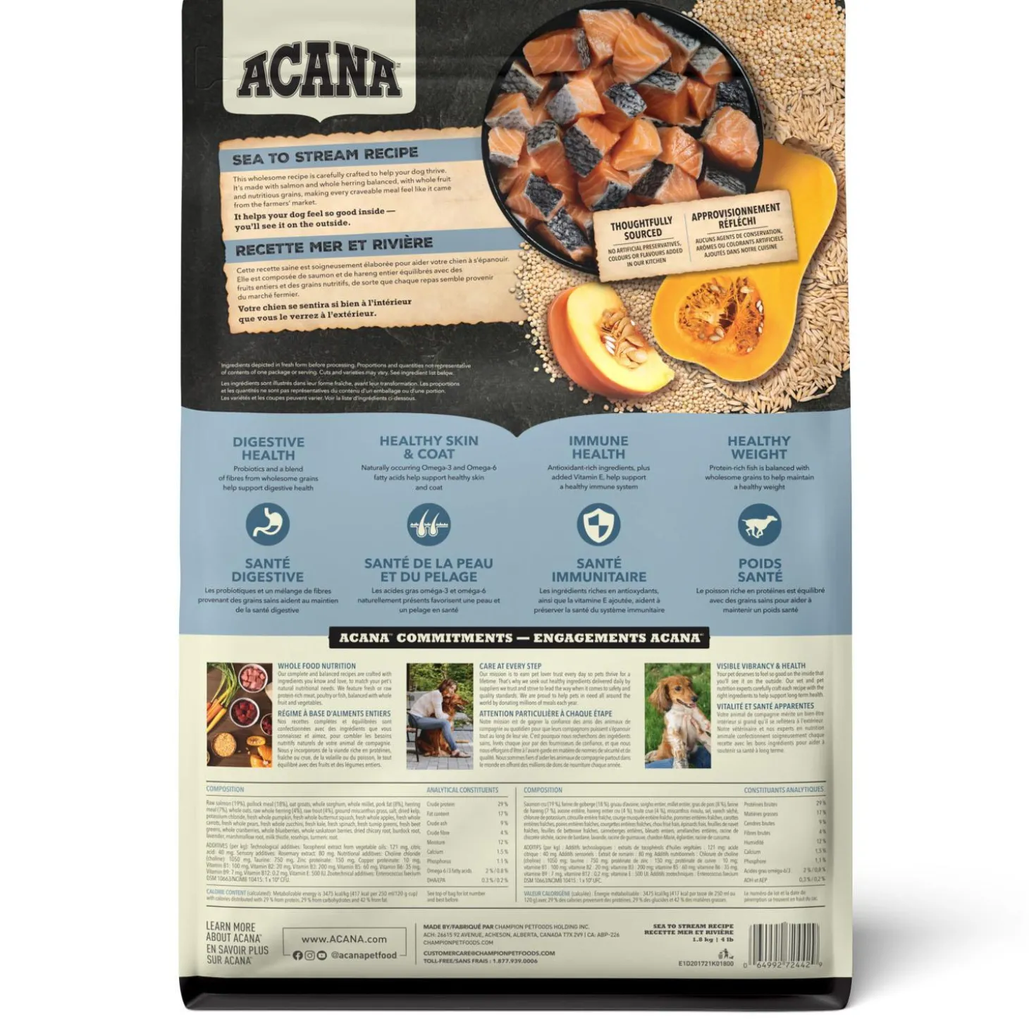 Healthy Grains Sea to Stream Recipe Adult Dog Food