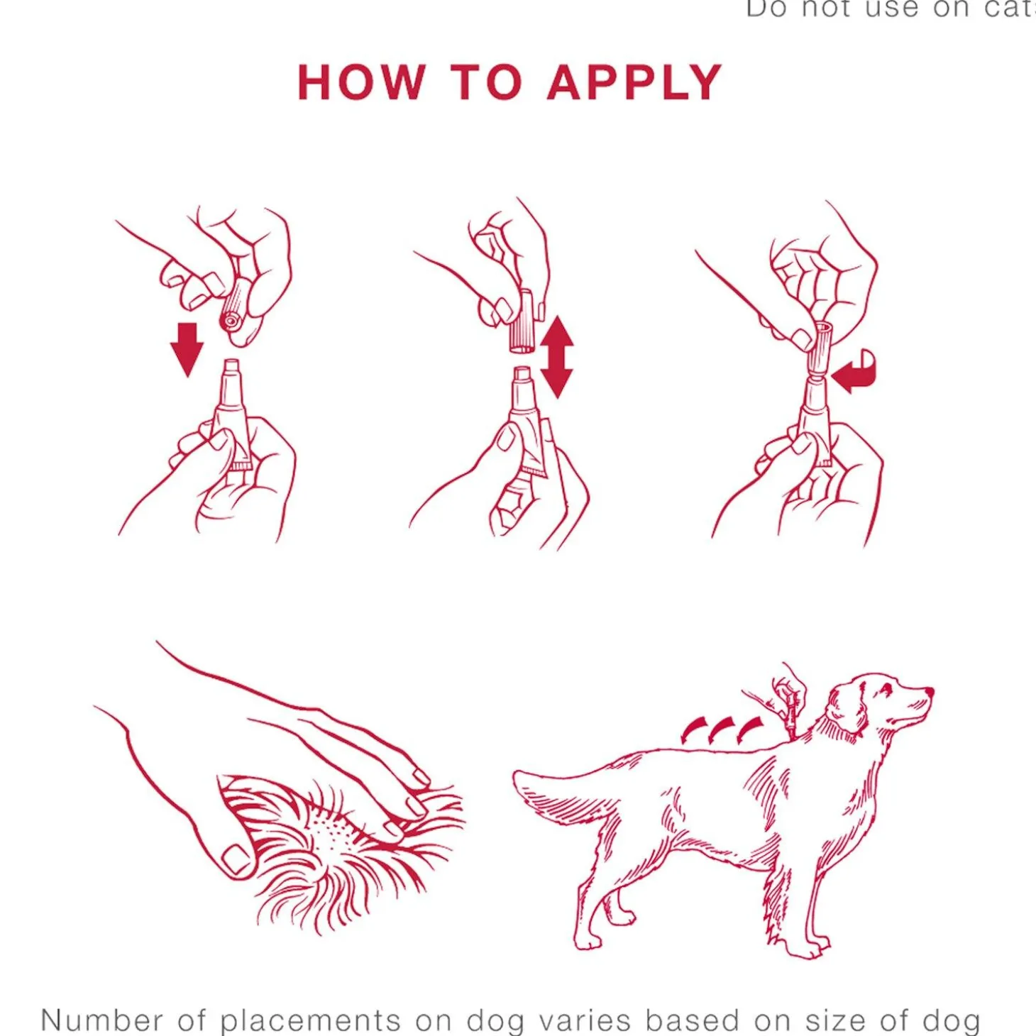 II Topical Large Dog Flea & Tick Treatment