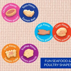 Juicy Bites Fish & Clam Flavour Cat Treats