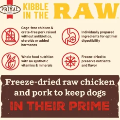 Kibble in the Raw Puppy Recipe Dog Food