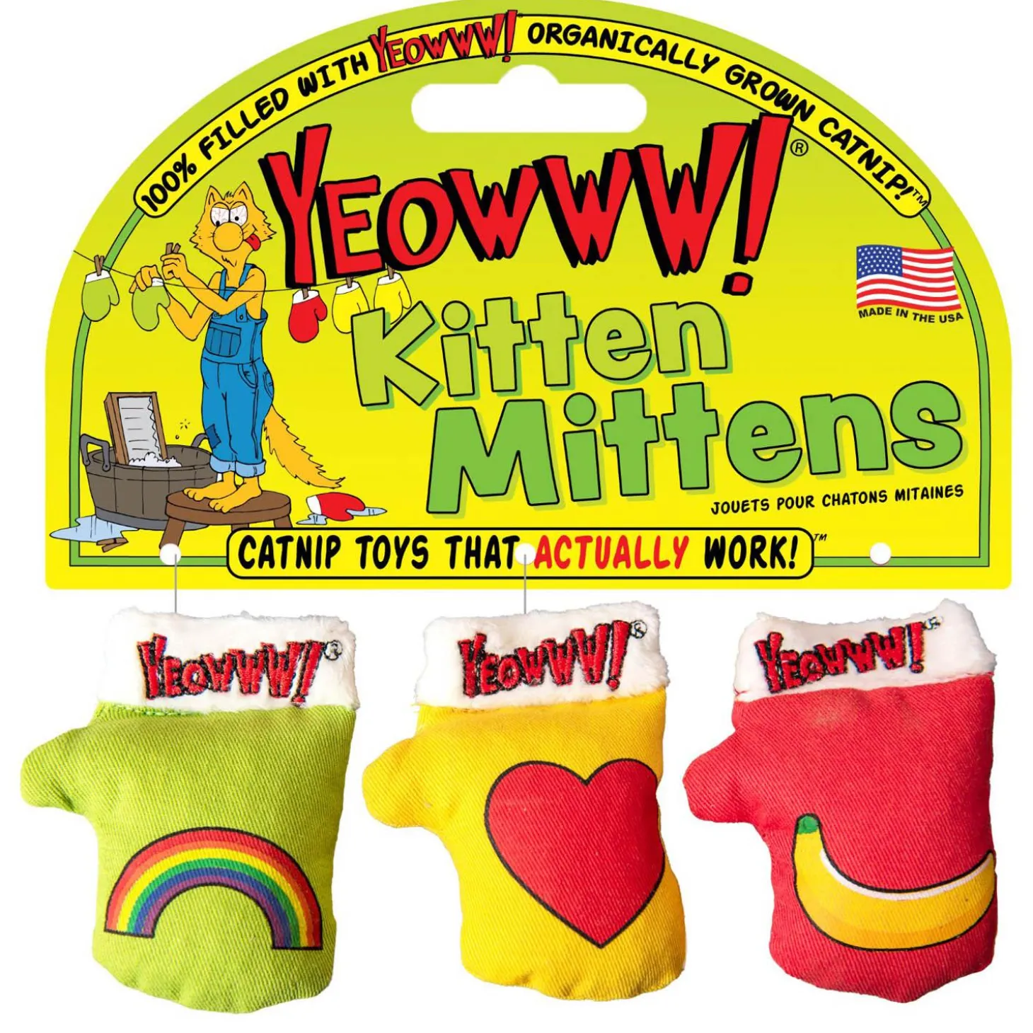 Kitten Mittens Catnip Cat Toys
