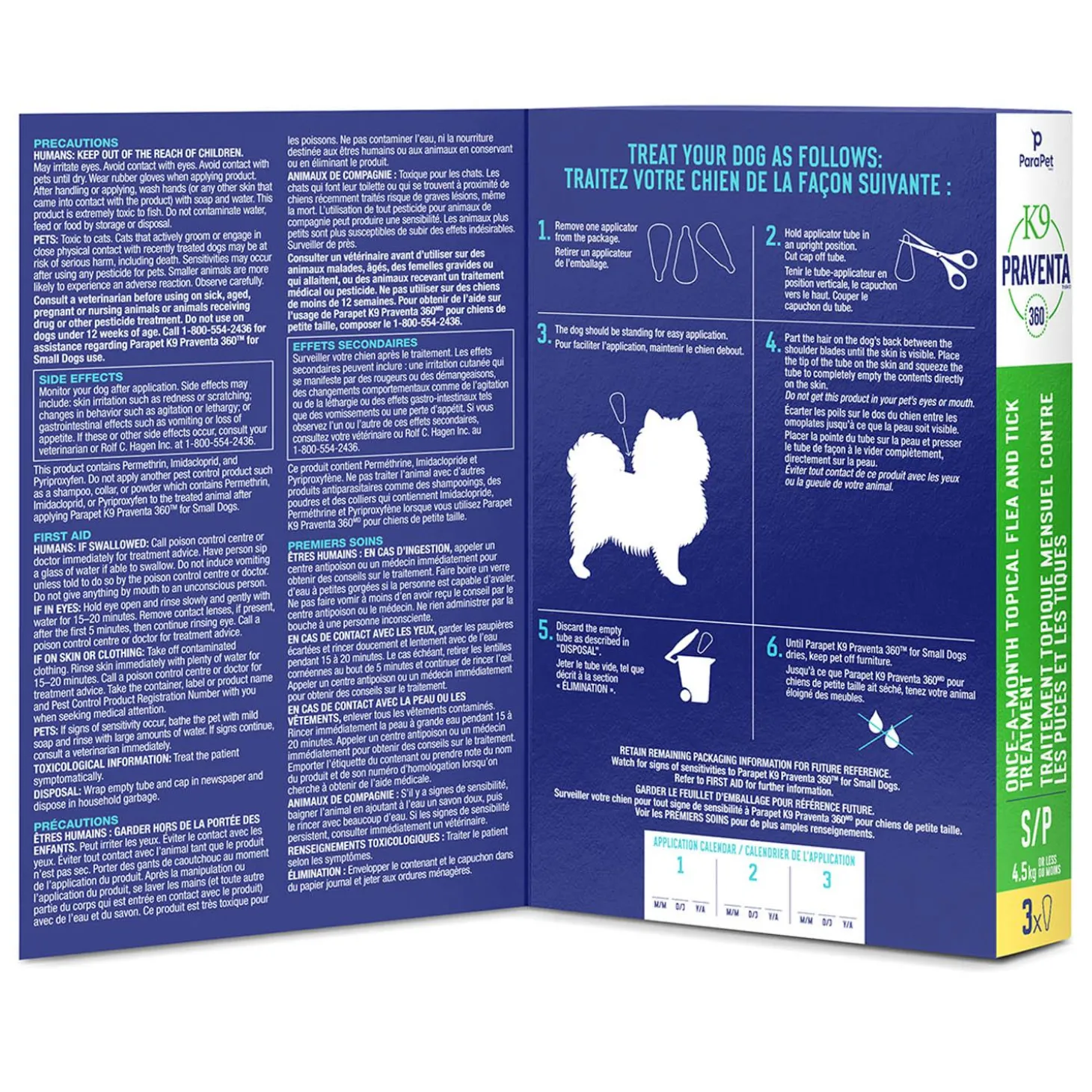 K9 Praventa 360 Small Dogs Flea & Tick Treatment