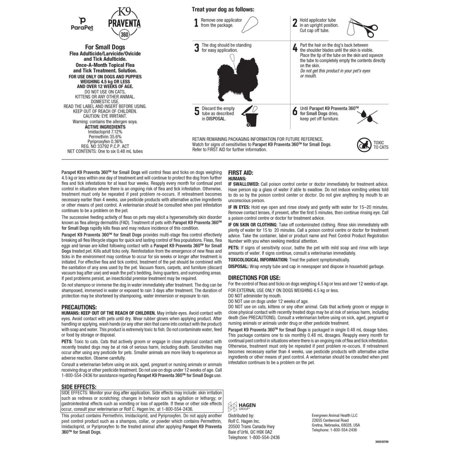 K9 Praventa 360 Small Dogs Flea & Tick Treatment
