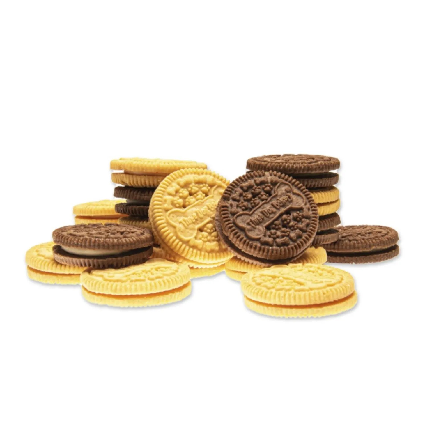 Lick'n Crunch! Carob & Peanut Butter Flavours & Golden & Vanilla Flavour Dog Treats