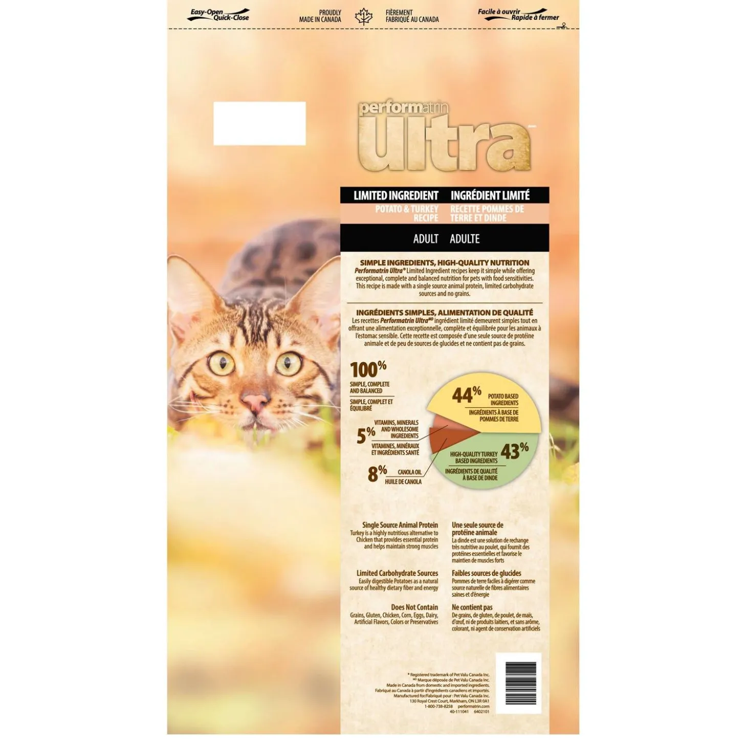 Limited Ingredient Potato & Turkey Recipe Adult Cat Food