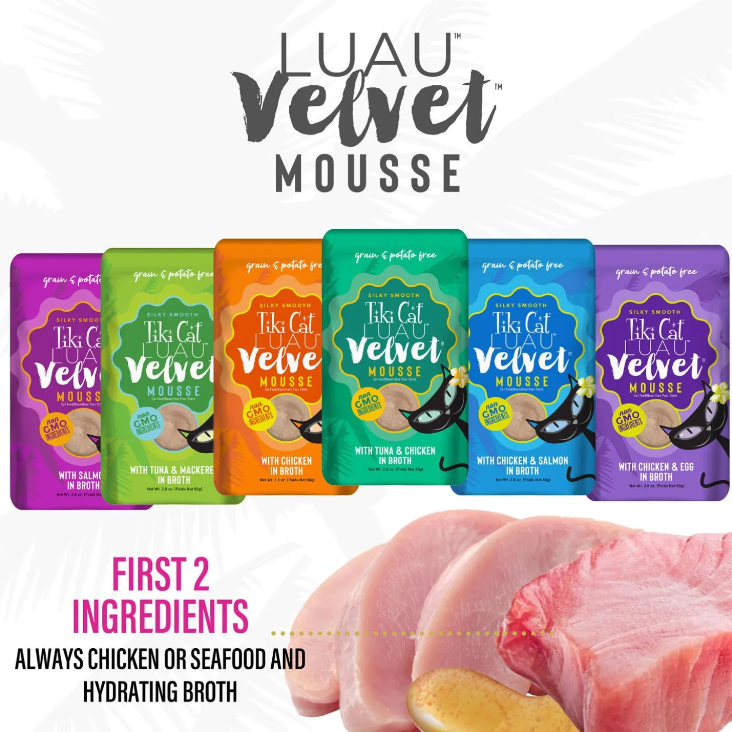 Luau Velvet Mousse Variety Pack Cat Food