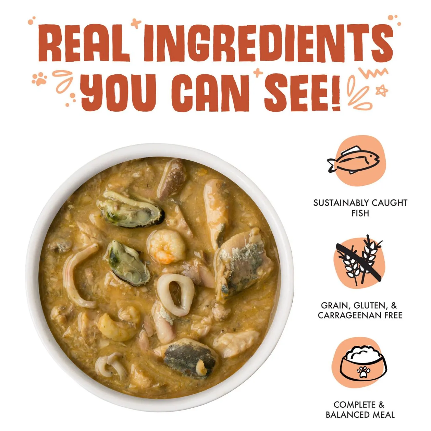 Marbella Paella with Mackerel, Shrimp & Mussels Adult Cat Food