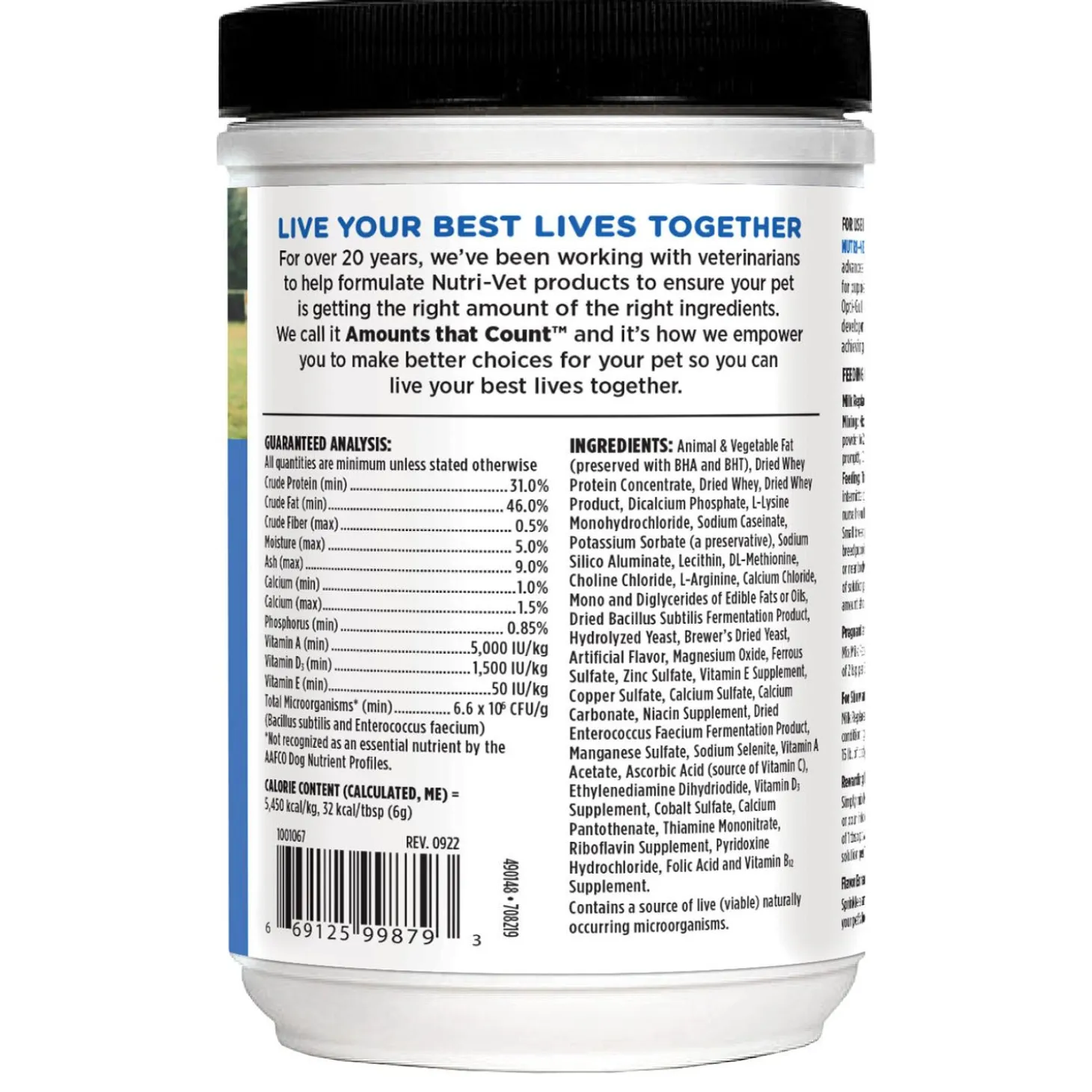 Milk Replacement Puppy Supplement