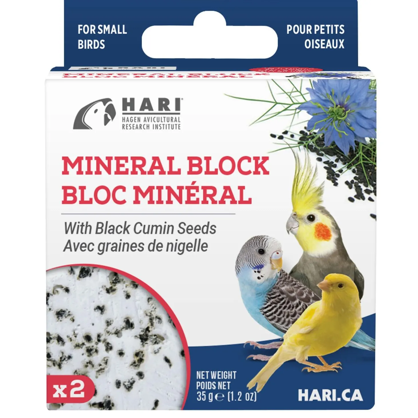 Mineral Block with Black Cumin Seeds for Small Birds