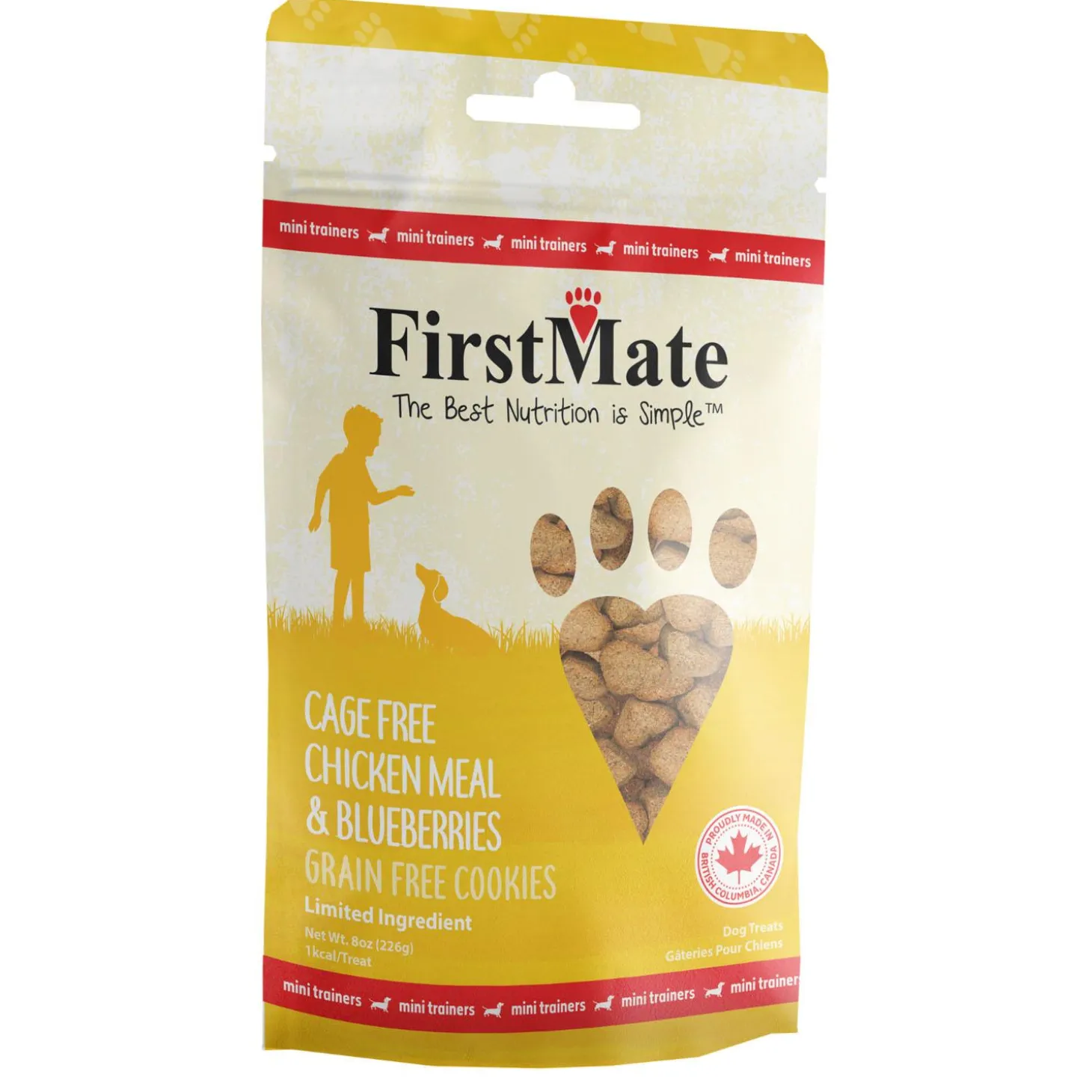 Mini Trainers Cage Free Chicken Meal & Blueberries Cookies Dog Treats