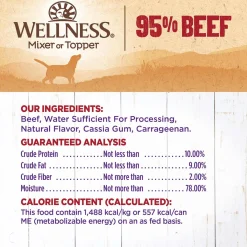 Mixer or Topper 95% Beef Pate Dog Food