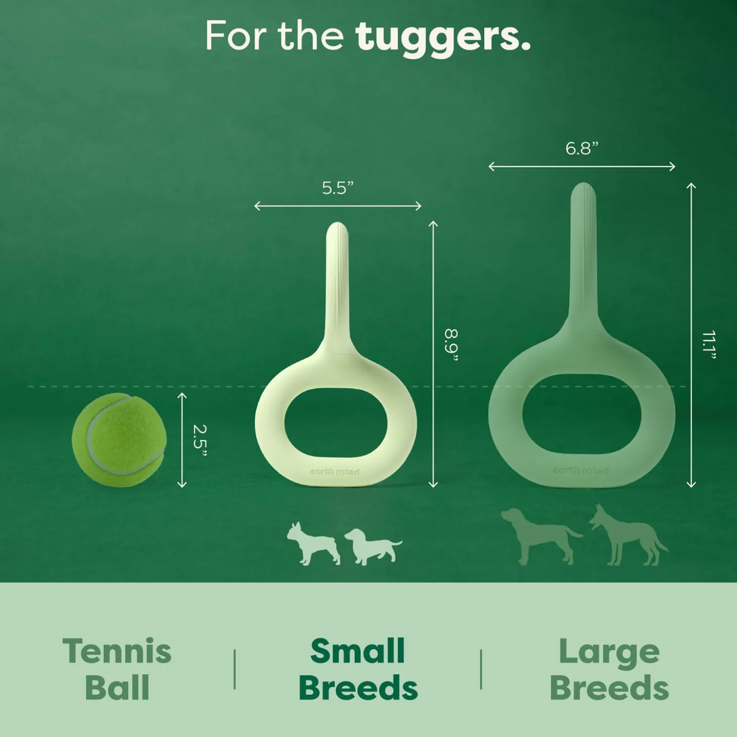 Natural Rubber Dog Tug Toy