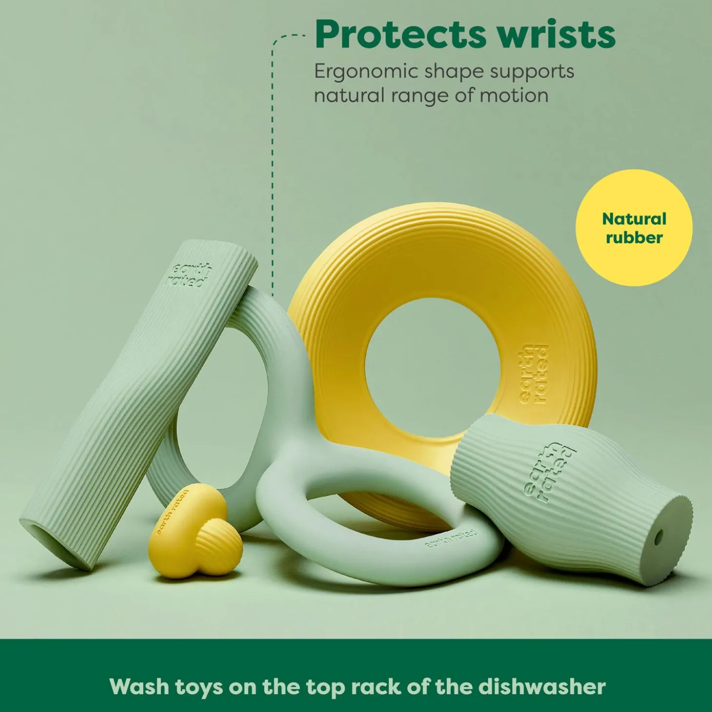 Natural Rubber Dog Tug Toy
