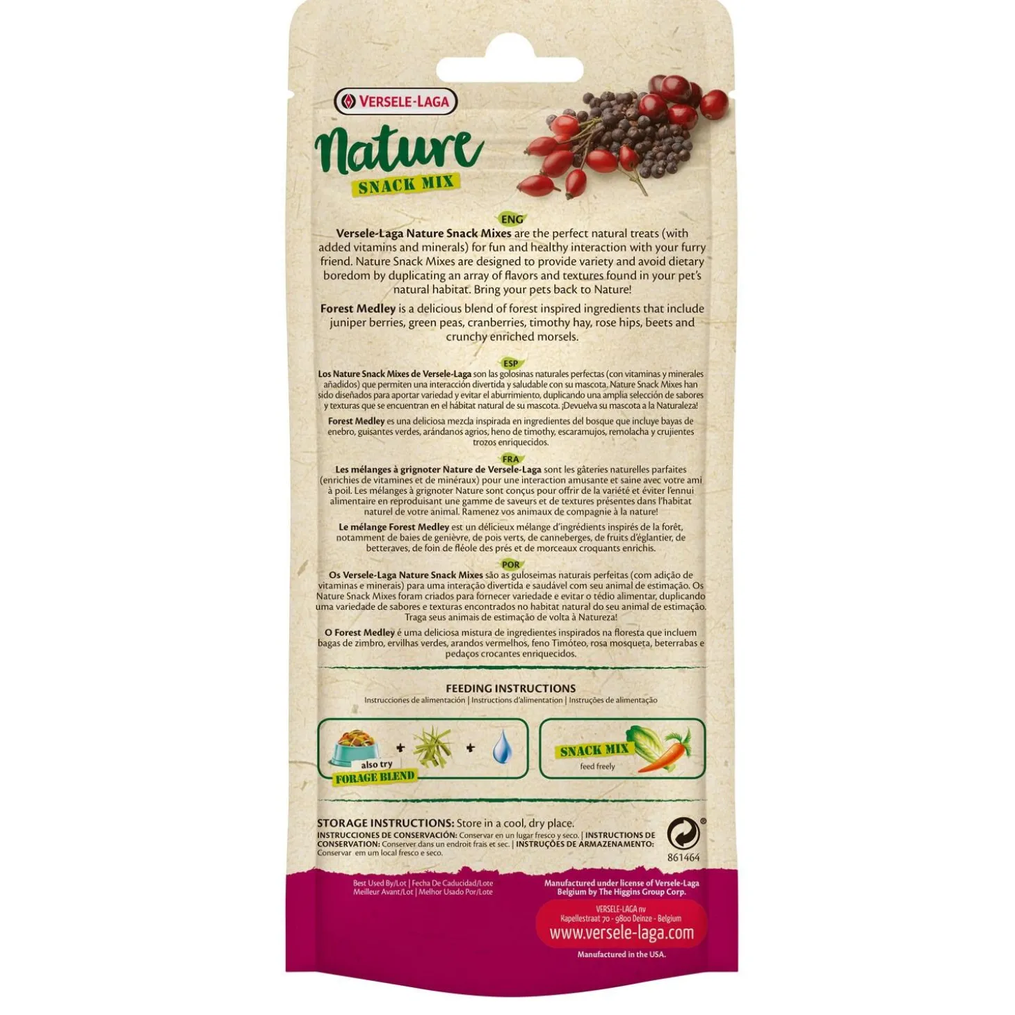 Nature Snack Mix Forest Medley Small Animal Treats
