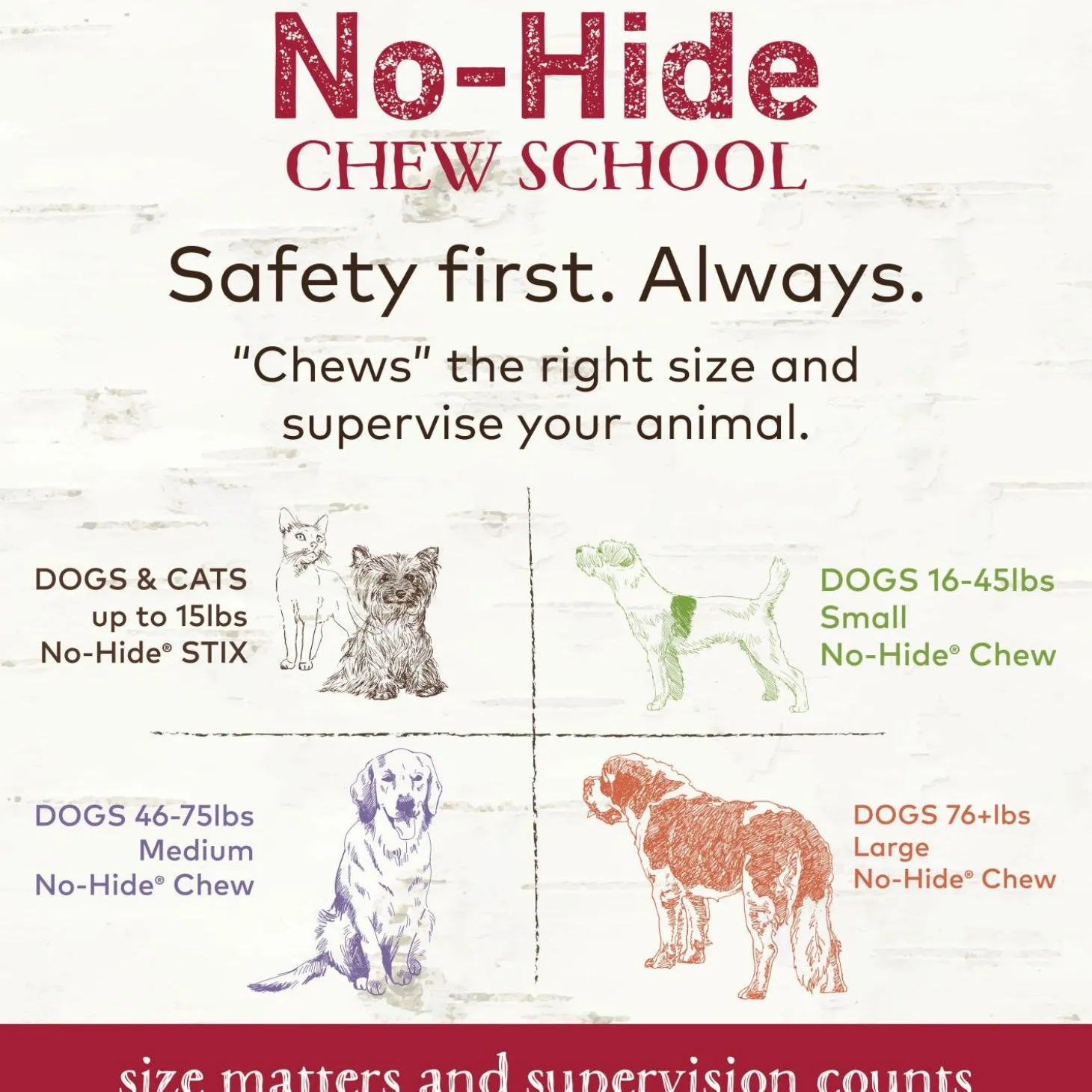 No-Hide Grass-Fed Beef Natural Rawhide Alternative Dog Chew