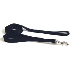 Nylon Black Leash with Built In Traffic Handle - Black