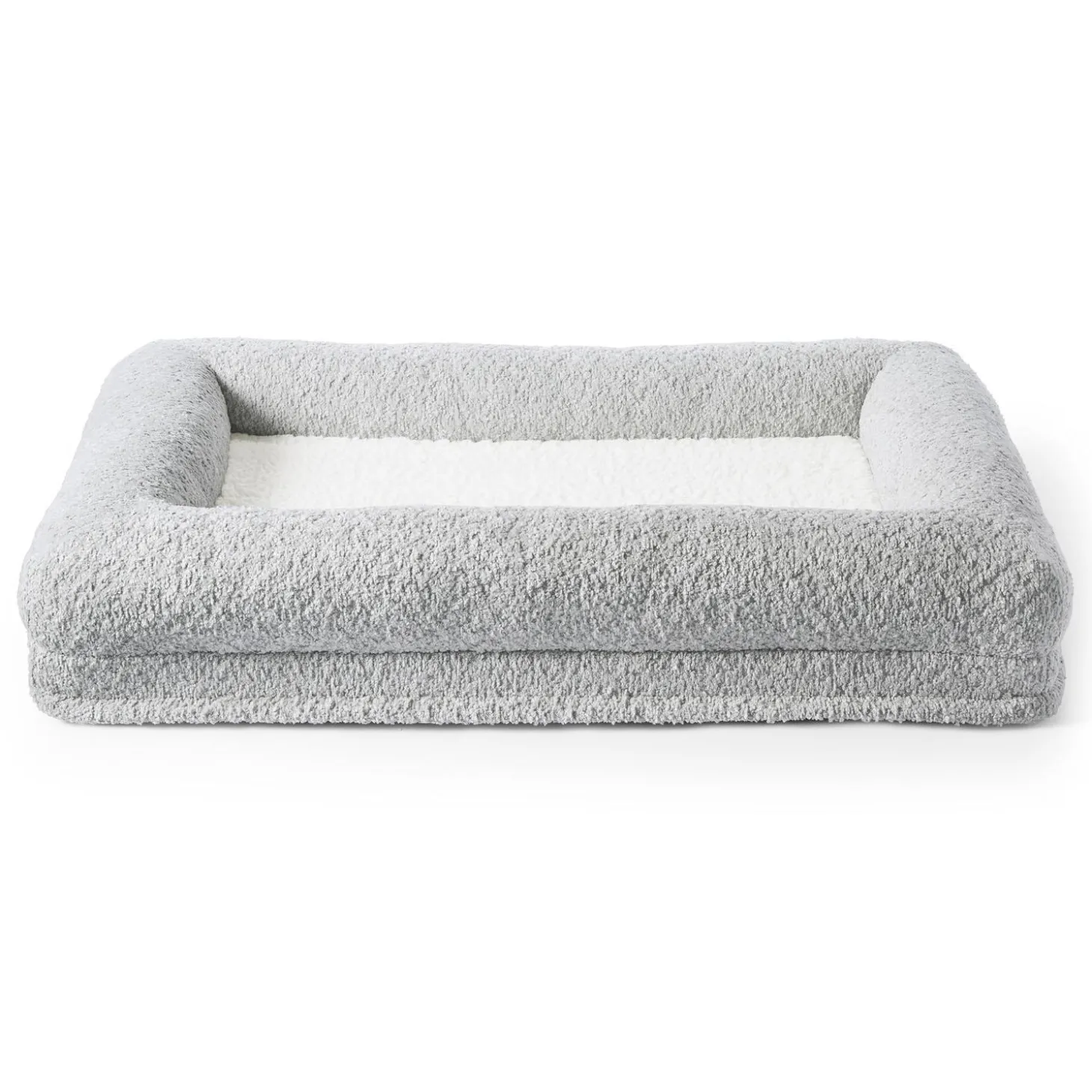 Orthopedic Lounger Grey Bed