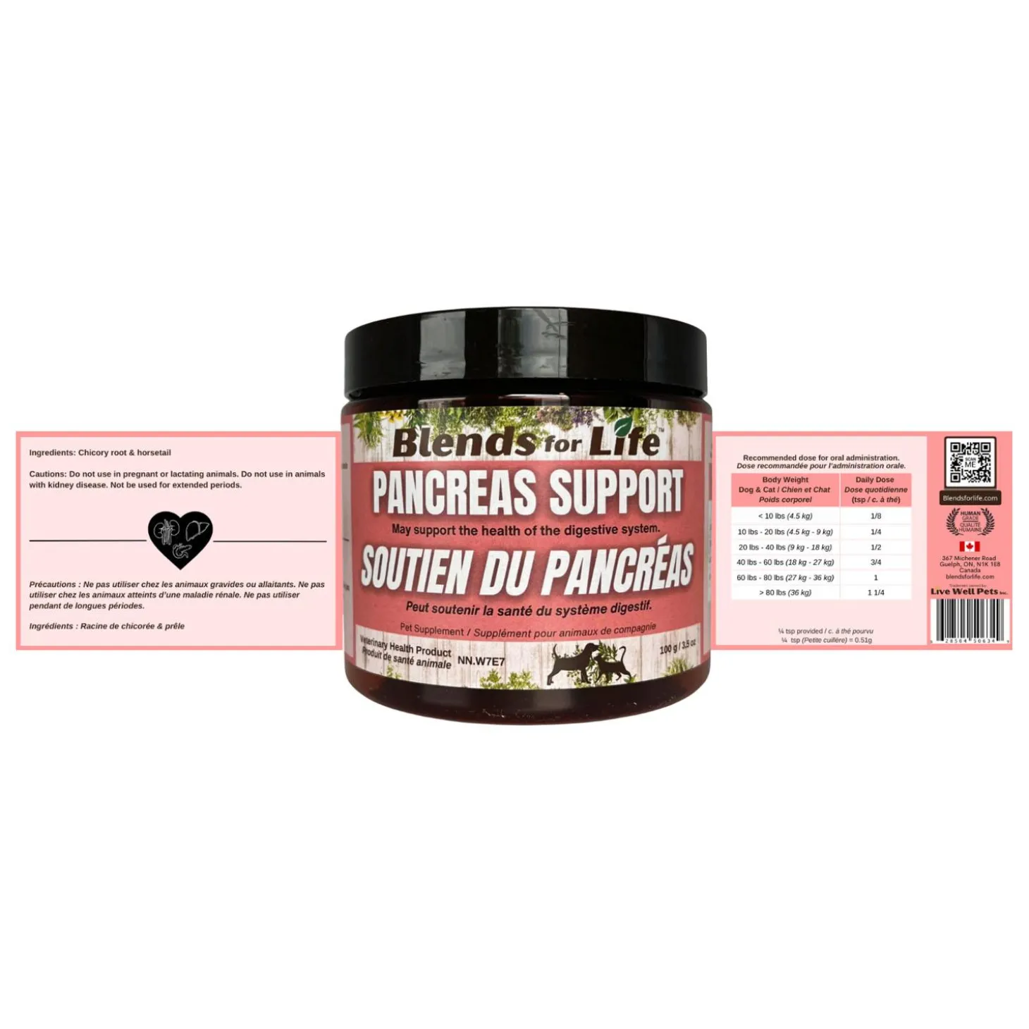 Pancreas Support Pet Supplement