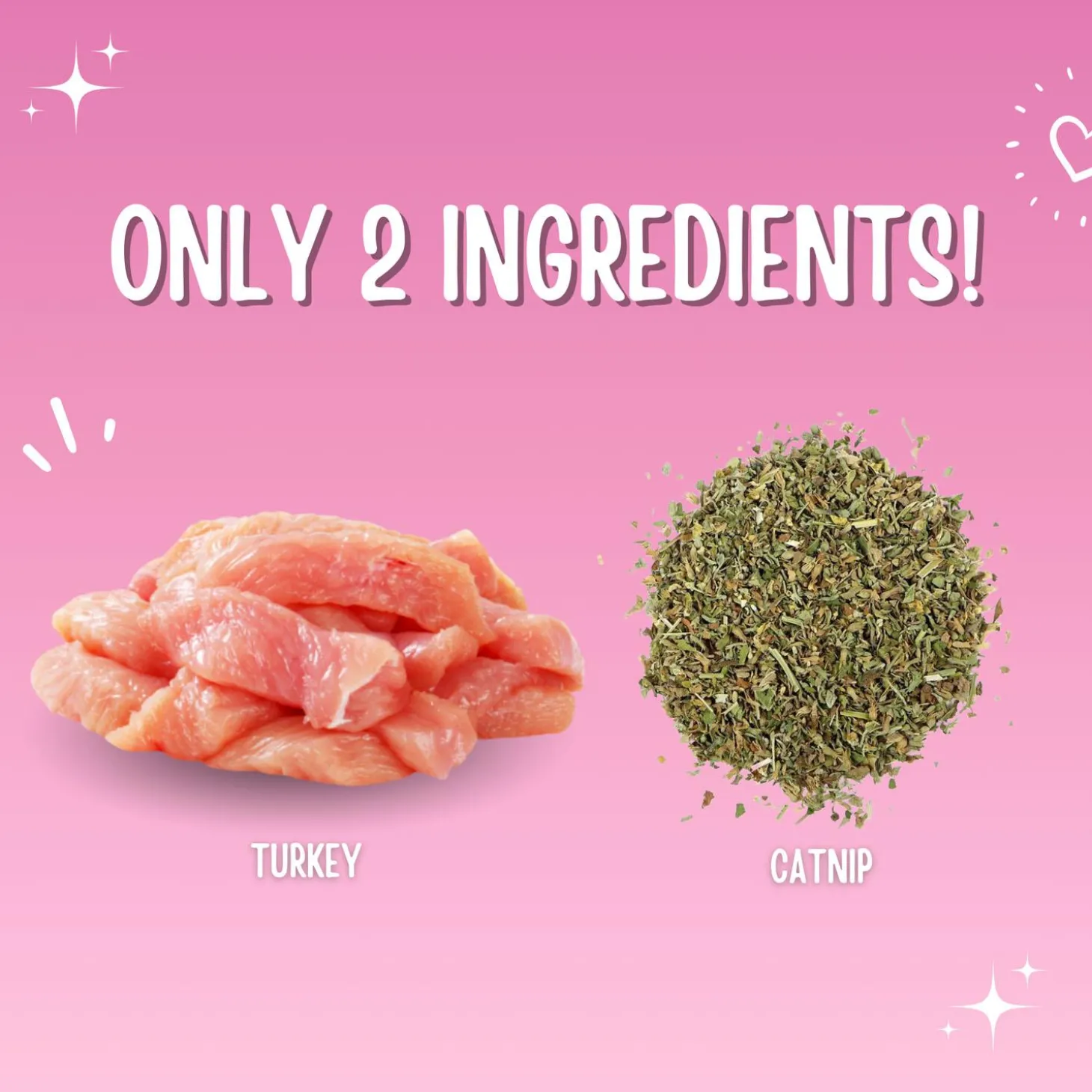 Pawlicks Organic Catnip & Turkey Cat Treats
