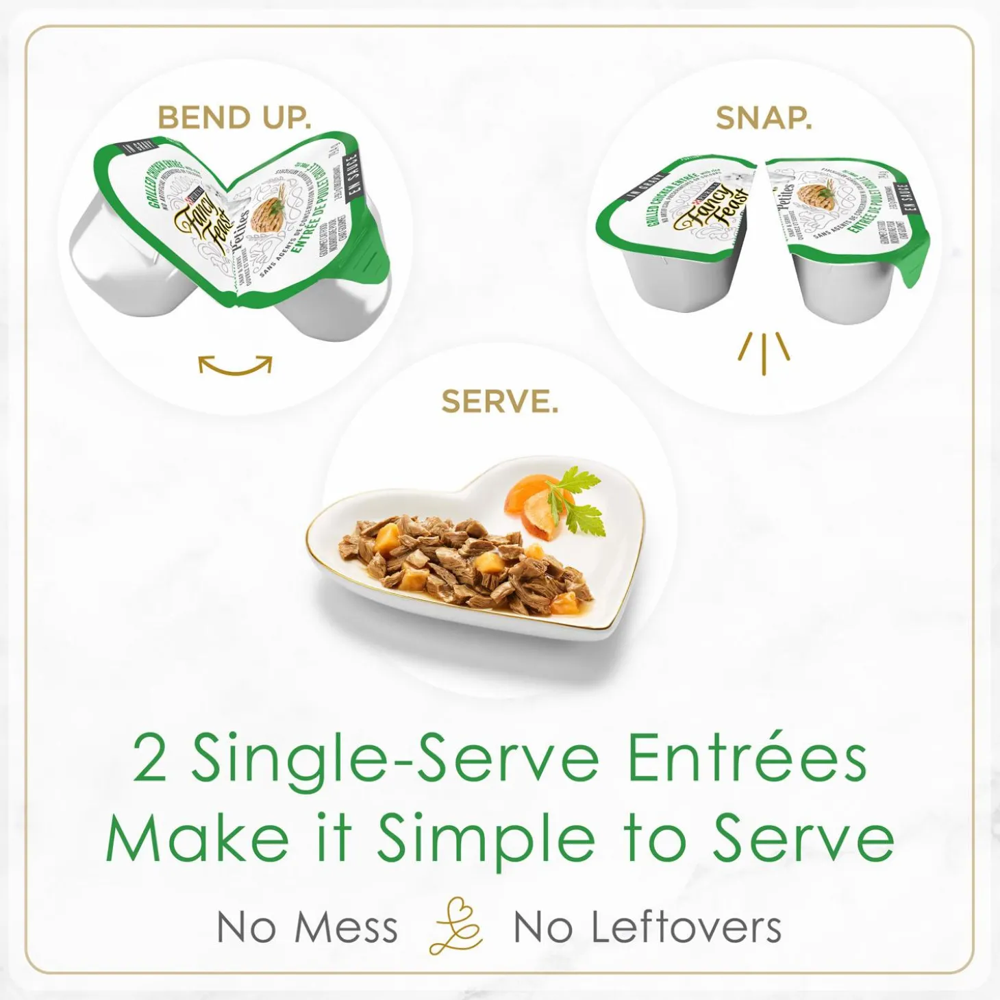 Petites Grilled Chicken Entree in Gravy Adult Cat Food