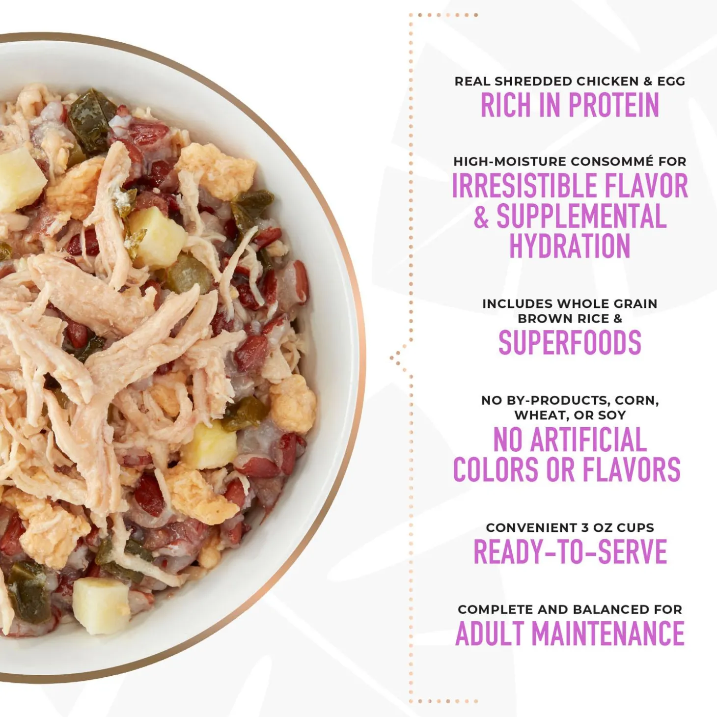 Petites Whole Foods Chicken Recipe in Chicken Consomme Adult Dog Food