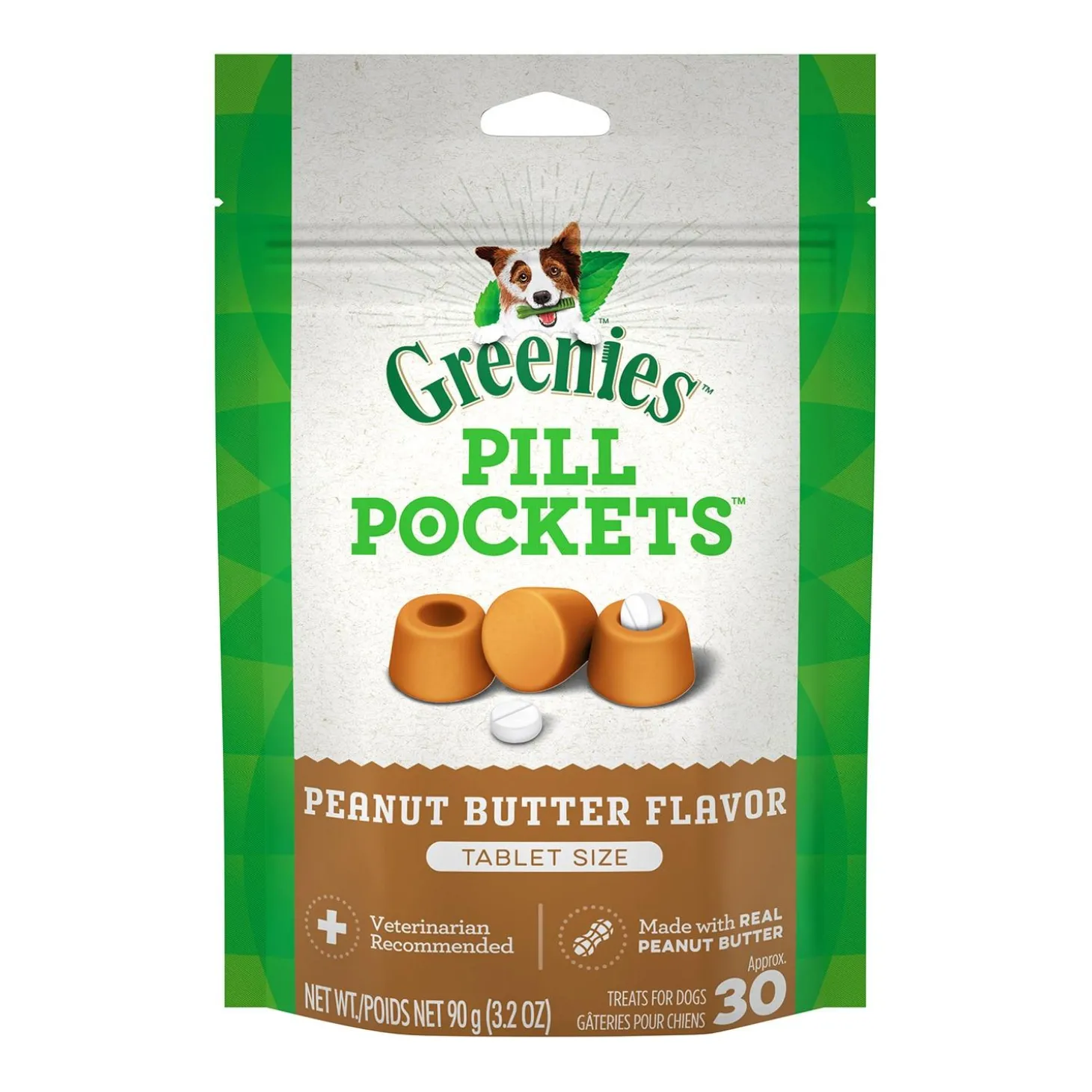 Pill Pockets With Real Peanut Butter Tablets