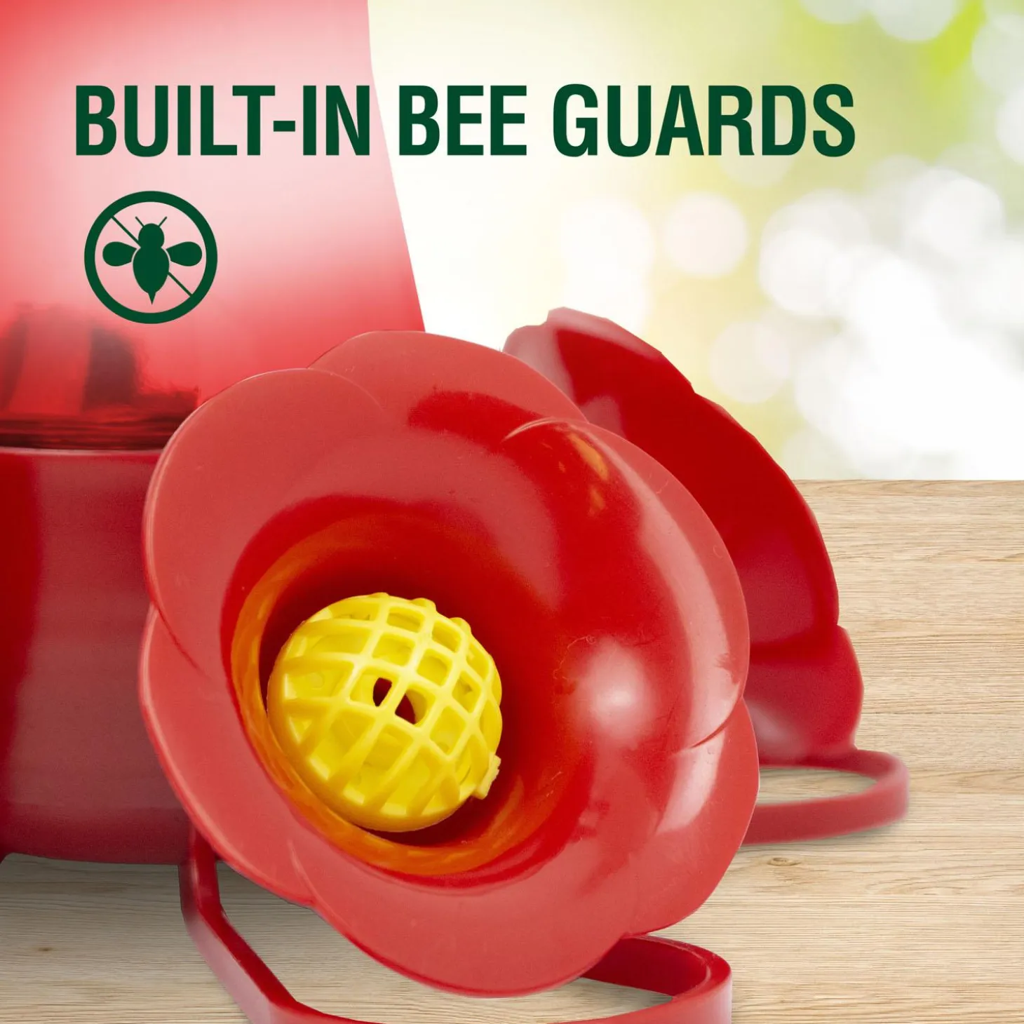 Pinch-Waist Plastic Hummingbird Feeder